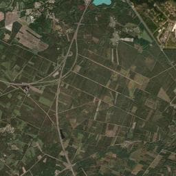 Vue aérienne des environs de Camping de Samba