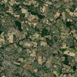 Vue aérienne des environs de Aire de camping-car de Miramont-de-Guyenne