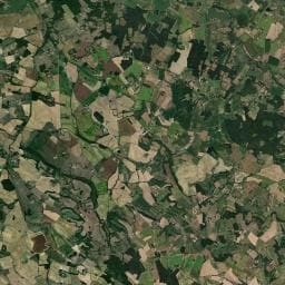 Vue aérienne des environs de Bourgade