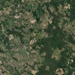 Vue aérienne des environs de Domaine naturiste Laborde