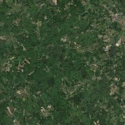 Vue aérienne des environs de Tente Simone