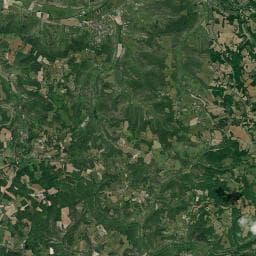 Vue aérienne des environs de Le Moulin du Bel Air
