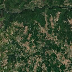 Vue aérienne des environs de Fontaine d'Espeyrac