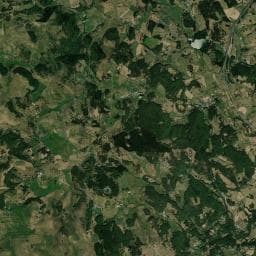 Vue aérienne des environs de La Grange du Gibertès