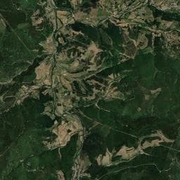 Vue aérienne des environs de Aire Naturelle de Camping de Luc