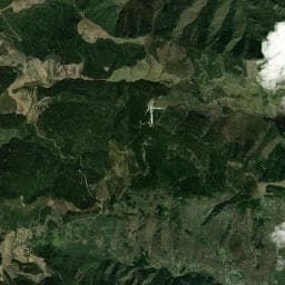 Vue aérienne des environs de Gite du Bez