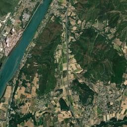 Vue aérienne des environs de Floral