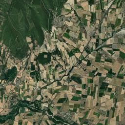 Vue aérienne des environs de Aire de camping-car à Condillac