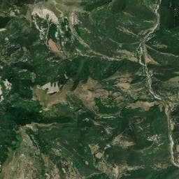 Vue aérienne des environs de Bergerie
