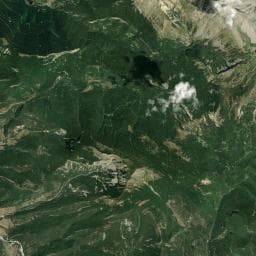 Vue aérienne des environs de Cabane de la piste du Col des Tours  (torrent de l'Aup)