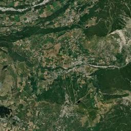 Vue aérienne des environs de Cabane de Faudon