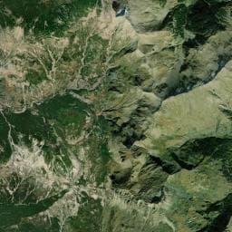 Vue aérienne des environs de Cabane de Roinette