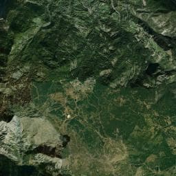 Vue aérienne des environs de Abri de la Crête de Martinat