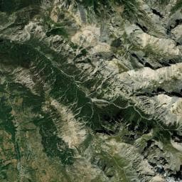 Vue aérienne des environs de Bergerie du Vallon Laugier
