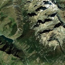 Vue aérienne des environs de Bivouac Fratelli Berardo