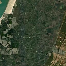 Vue aérienne des environs de Camping La Pinèda
