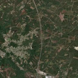 Vue aérienne des environs de Camping du Val de l'Eyre