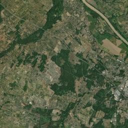 Vue aérienne des environs de Aire de camping-car à Barsac
