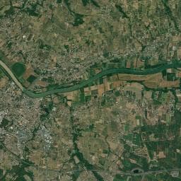 Vue aérienne des environs de Aire de camping-car à Langon