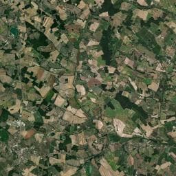 Vue aérienne des environs de Camping municipal