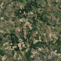 Vue aérienne des environs de Aire de stationnement de Monflanquin (Coulon)