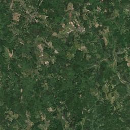 Vue aérienne des environs de Camping 46 Rainettes
