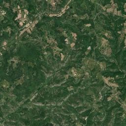 Vue aérienne des environs de Camping Quercy Vacances