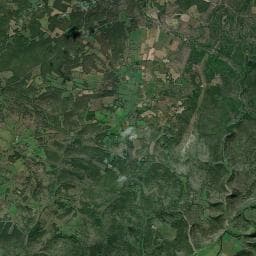 Vue aérienne des environs de Borie