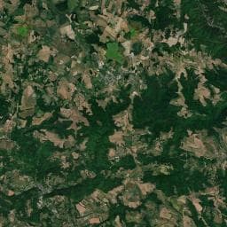 Vue aérienne des environs de Aire de camping-car à Mouret