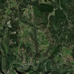 Vue aérienne des environs de Fontaine de La Colombèche