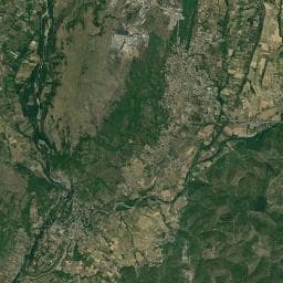 Vue aérienne des environs de Le Bardou