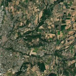 Vue aérienne des environs de Aire Camping-Cars de Montélimar