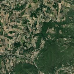 Vue aérienne des environs de Aire de camping-car de La Bégude-de-Mazenc