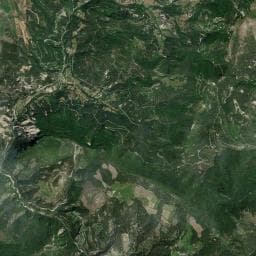 Vue aérienne des environs de Camping municipal le Moulin