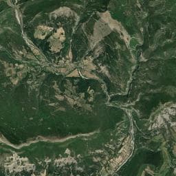 Vue aérienne des environs de La Garrigue