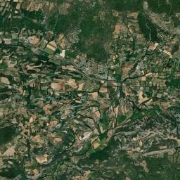 Vue aérienne des environs de Cabane de Guigou