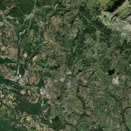 Vue aérienne des environs de La Valière
