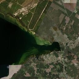 Vue aérienne des environs de Camping Lac de Sanguinet