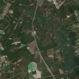 Vue aérienne des environs de Aire de Lugos-Ouest