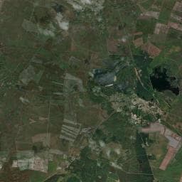 Vue aérienne des environs de Écuries du Lac