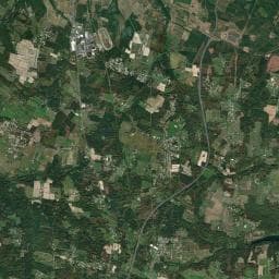 Vue aérienne des environs de Domaine Ecôtelia