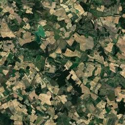 Vue aérienne des environs de Aire de camping-car de Tombeboeuf
