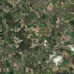 Vue aérienne des environs de Aire de camping-car à Laussou