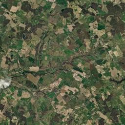 Vue aérienne des environs de La Ferme du Plessis