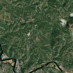 Vue aérienne des environs de Camping de mon Village de Lamagdelaine