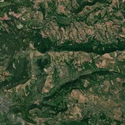Vue aérienne des environs de Bivouac à Salles-la-Source