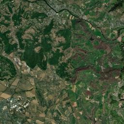 Vue aérienne des environs de Fontsange