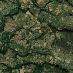 Vue aérienne des environs de CAMPING DU SOLEIL LEVANT