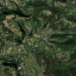 Vue aérienne des environs de Aire de camping-car à Mende (2)