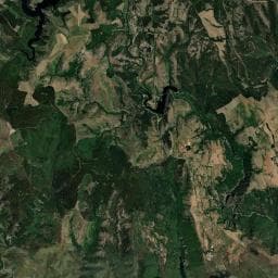 Vue aérienne des environs de Camping des Pervenches